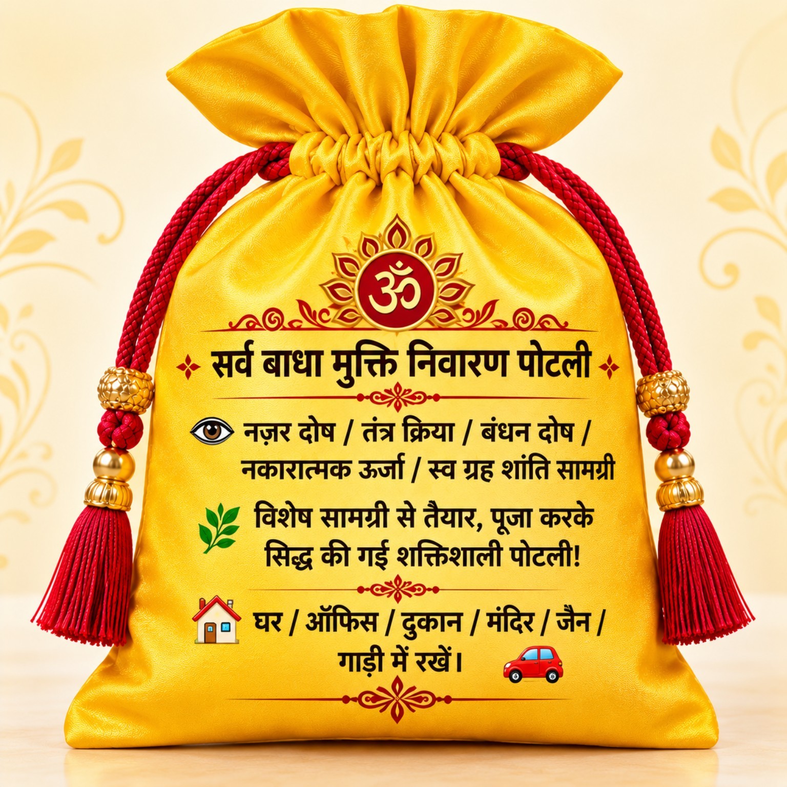 सर्वबाधा मुक्ति निवारण पोटली