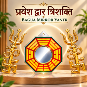 प्रवेश द्वार त्रिशक्ति BAGUA MIRROR YANTR