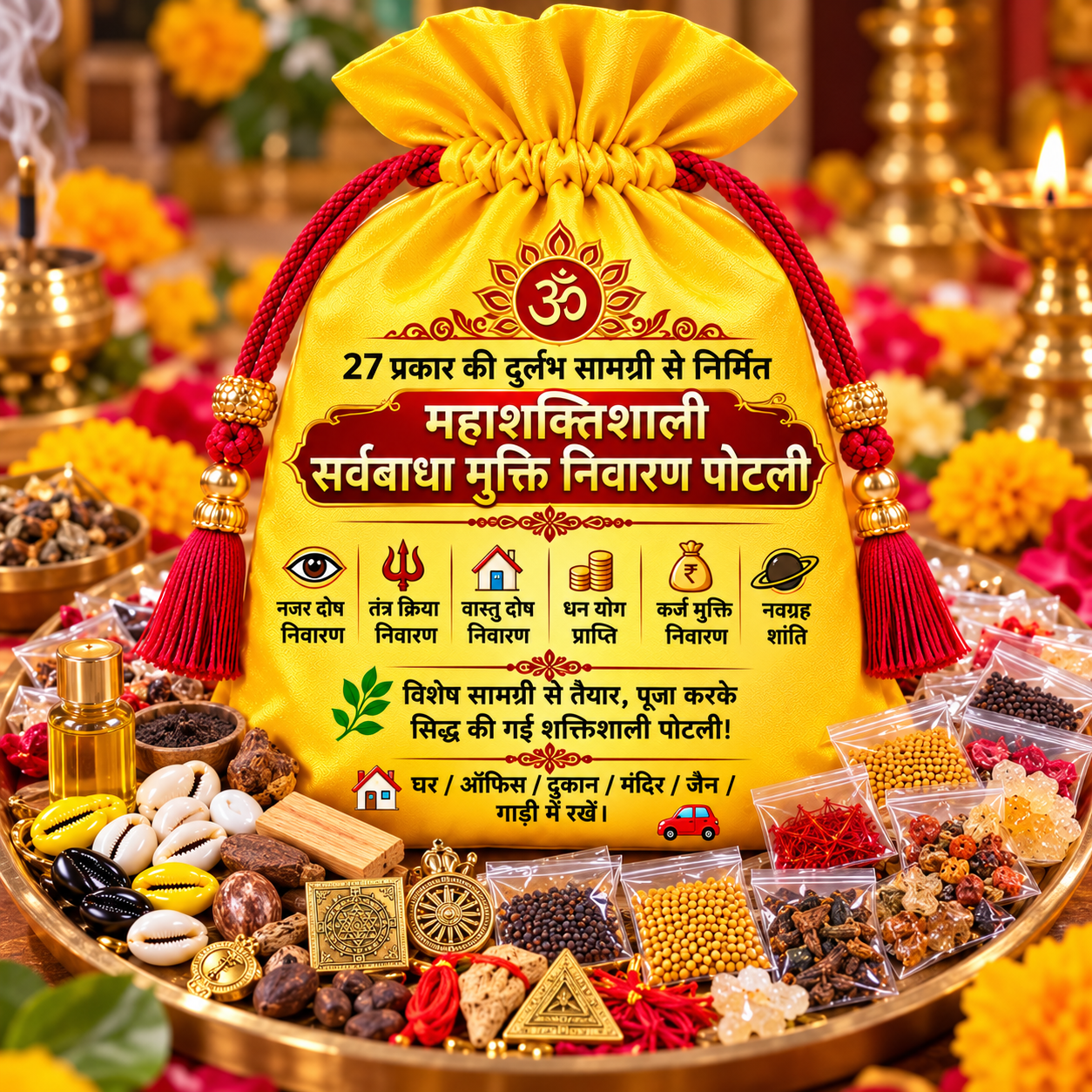 सर्वबाधा मुक्ति निवारण पोटली - Image 2